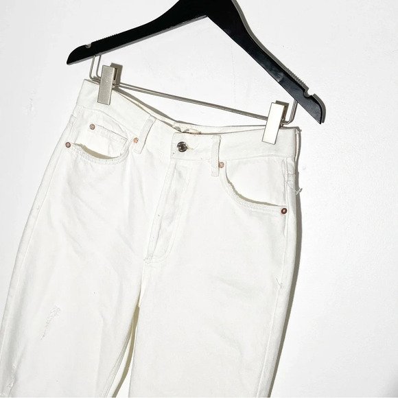 New Free People The Lasso Jean in White Lightening size 26 - Picture 6 of 10